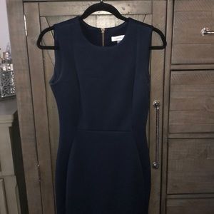 Calvin Klein Classic Navy Scuba Dress Size 6